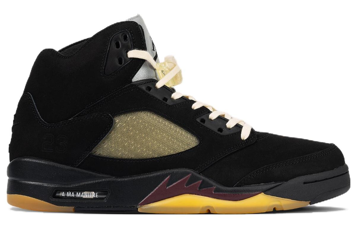 Jordan Air Jordan 5 Vintage Баскетбольные кроссовки унисекс, Black — фото 2