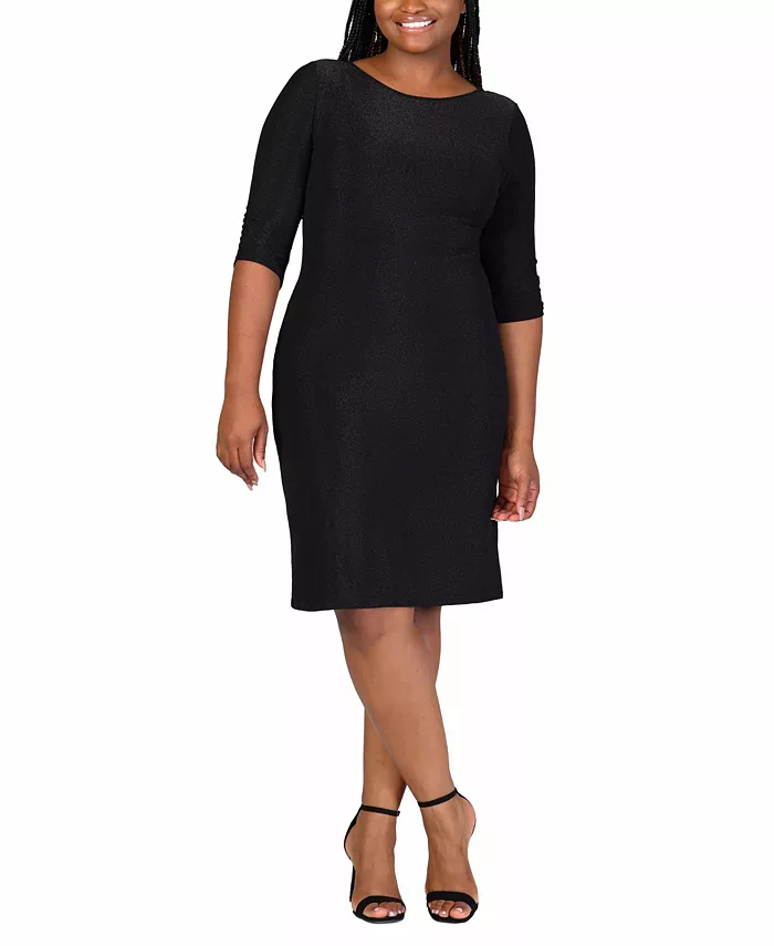 

Мини-платье больших размеров 24seven Comfort Apparel, черный