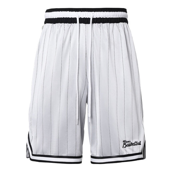 

Шорты casual breathable sports lacing stripe shorts gray white Nike, белый