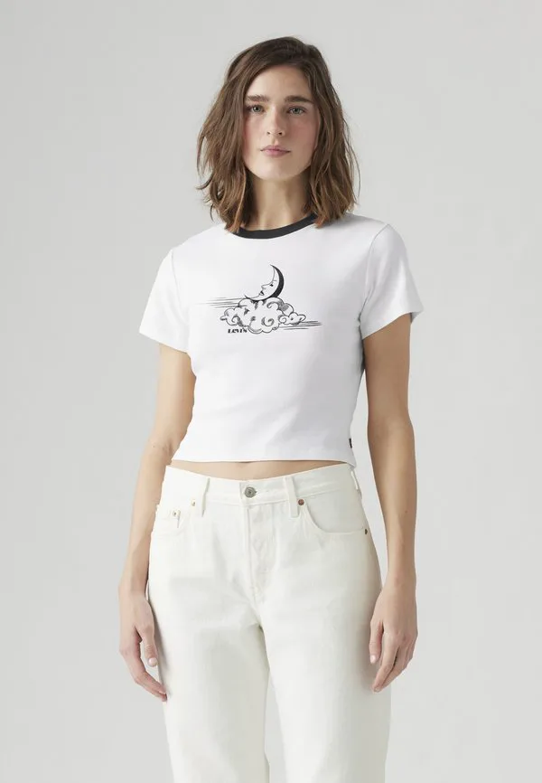 

Футболка с графическим мини-принтом в виде колеровки Levi'S, Bright White, Белый, Футболка с графическим мини-принтом в виде колеровки Levi'S, Bright White