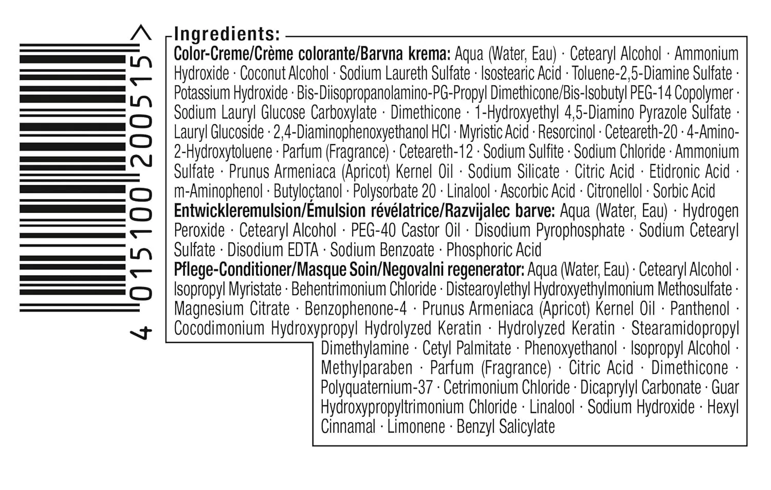 Интенсивная крем-краска для волос «Brillance Intensive Colour Cream» от Schwarzkopf Brillance — фото 3