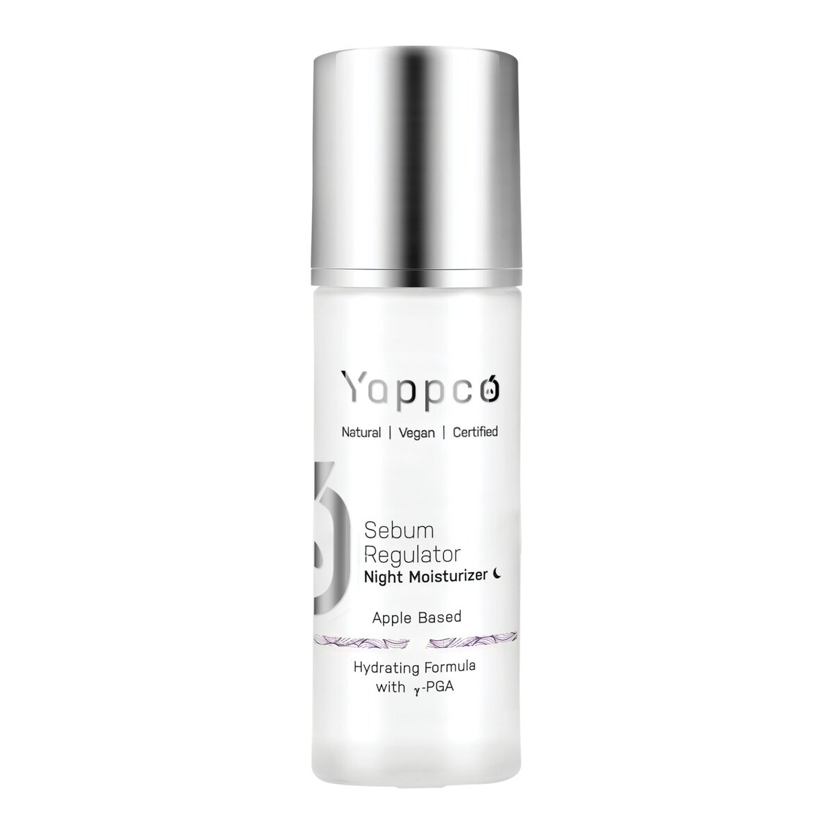 

Yappco, Ночной крем для лица, регулирующий выделение кожного сала, 50мл