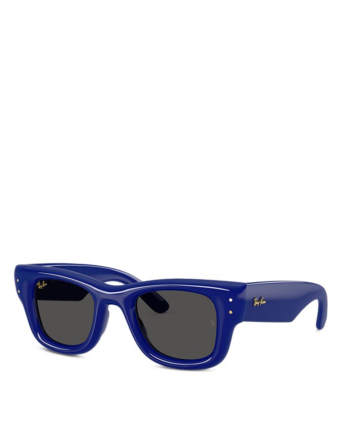 

Wayfarer Puffer A$AP Rocky квадратные солнцезащитные очки, 47 мм Ray-Ban, синий