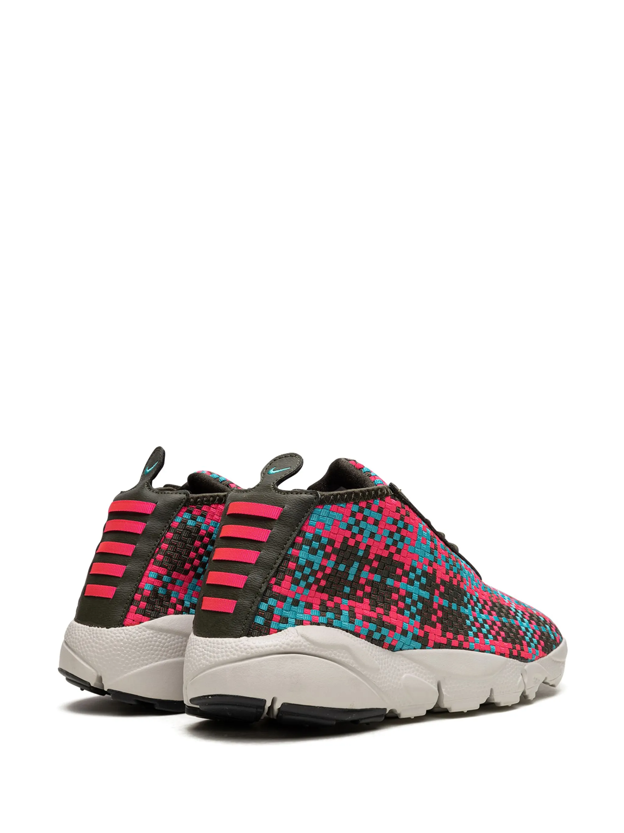 Кроссовки Air Footscape Desert Chukka Cargo Khaki/Hyper Jade/Hyper Pink/Umber Nike, черный — фото 3
