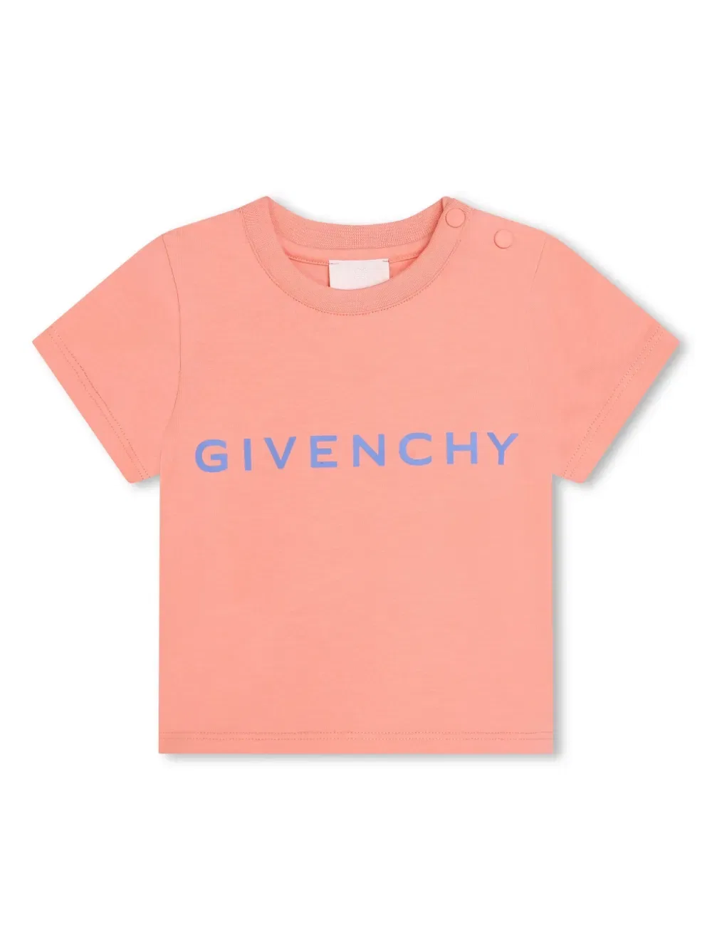 Хлопковая футболка с логотипом Givenchy Kids, розовый