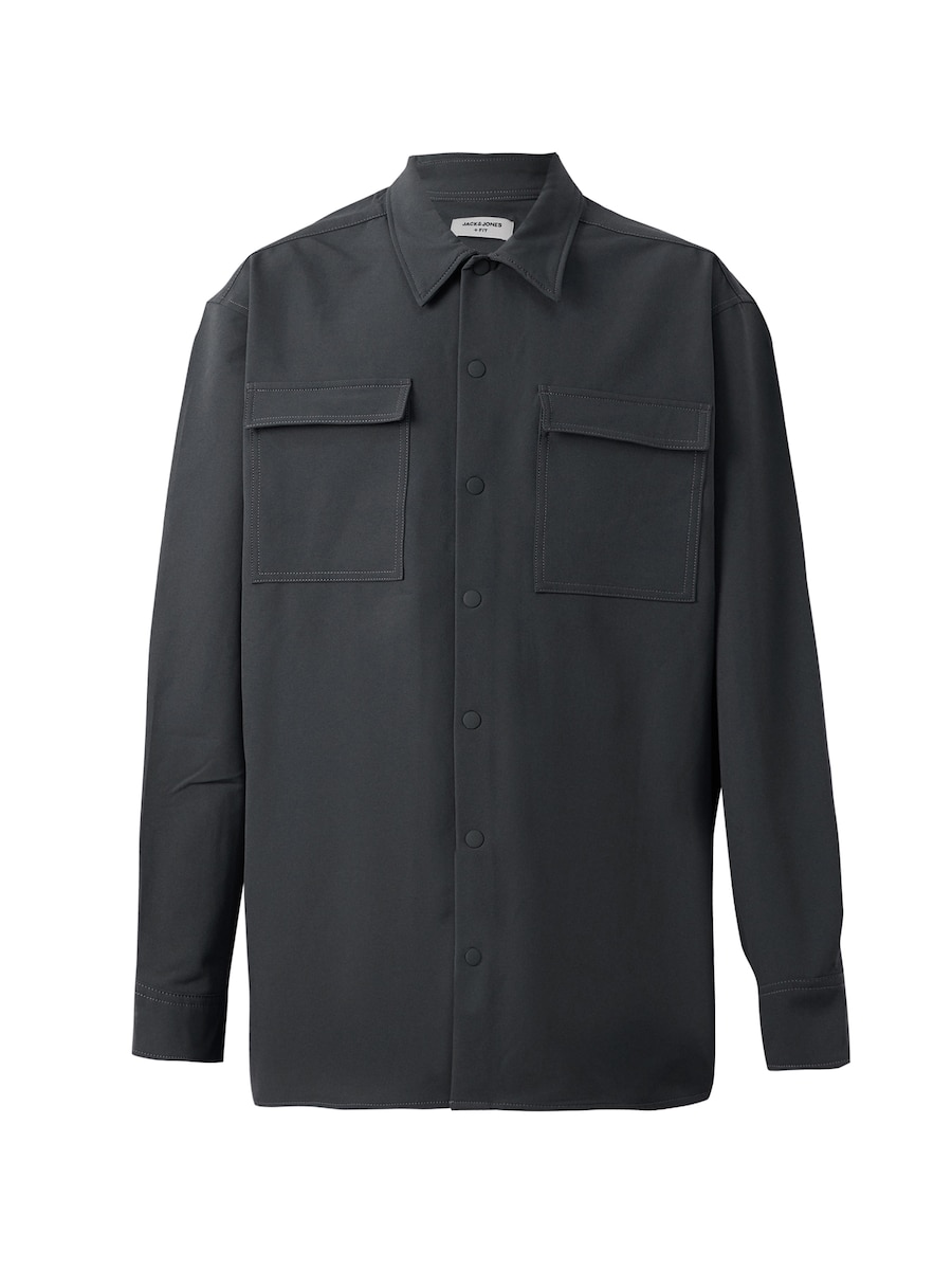 

Рубашка на пуговицах Comfort fit Jack & Jones Plus JCOPOINT, черный