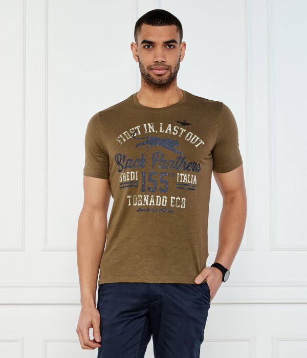 

Футболки Regular fit Aeronautica Militare, серый