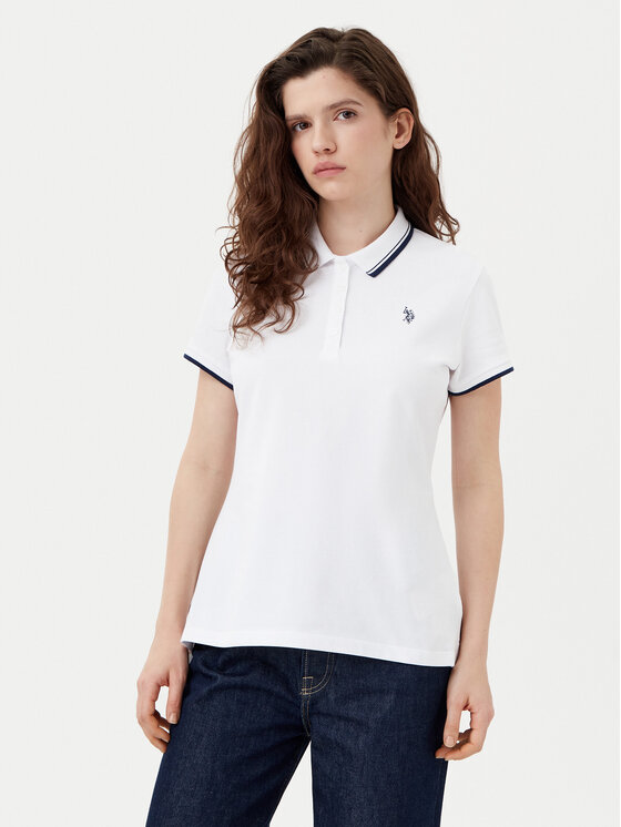 

Рубашка поло стандартный крой WUP0812 U.S. Polo Assn., белый
