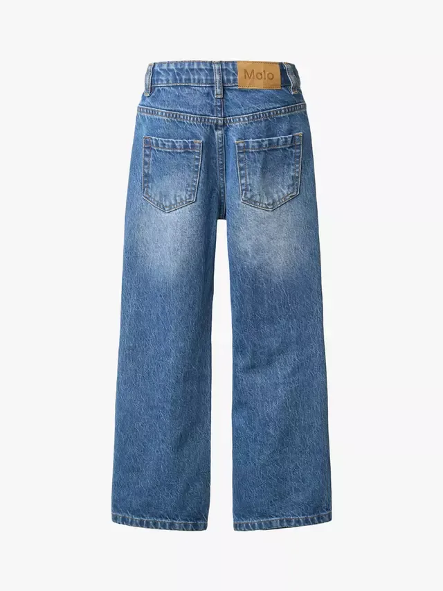 Детские джинсы Alban Relaxed Denim, синие Molo — фото 4