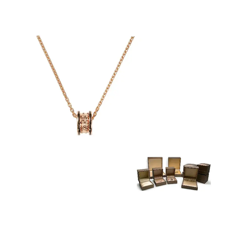 

BVLGARI Ожерелье из розового золота 18 карат B.Zero1 унисекс