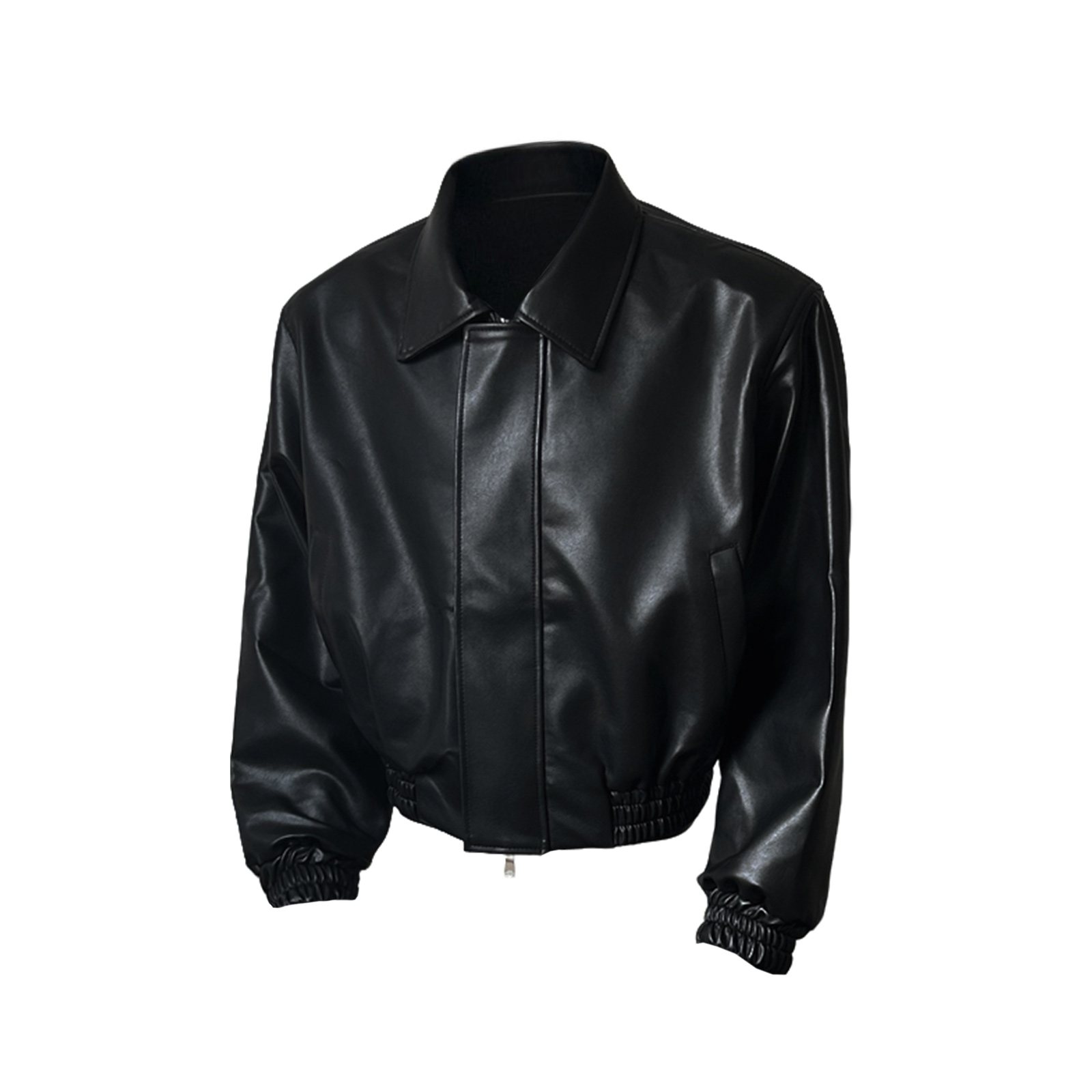 

Кожаная куртка Unisex NEVER RULE, черный[padded]