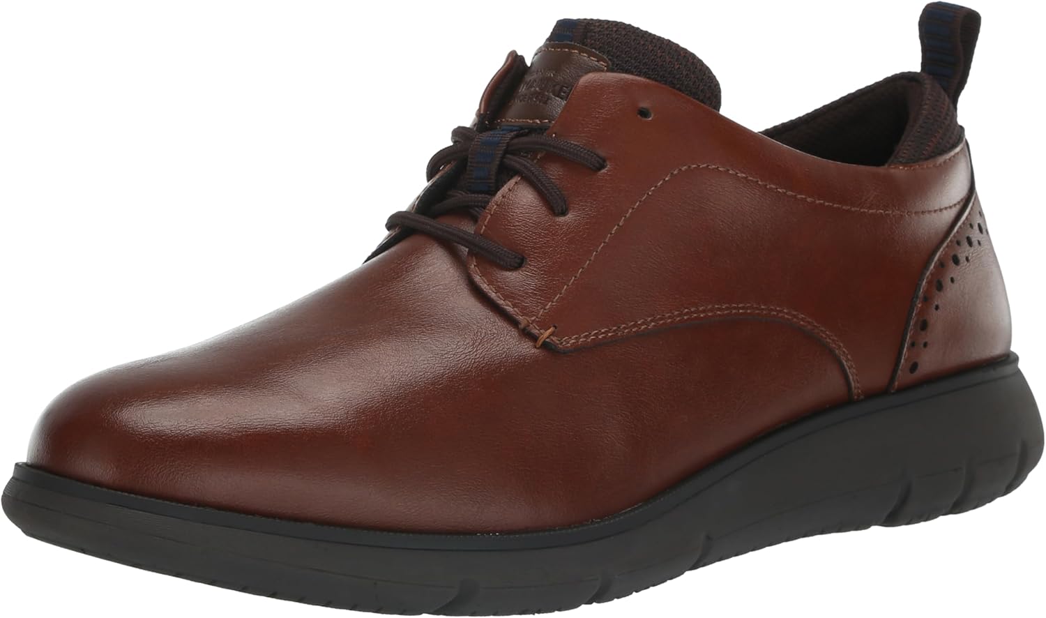 

Мужские оксфорды Nunn Bush Stance с цельной носочной частью, легкие и удобные с шнуровкой, Cognac