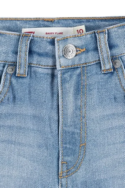 Джинсы расклешенные багги Flare Levi's, синий — фото 4