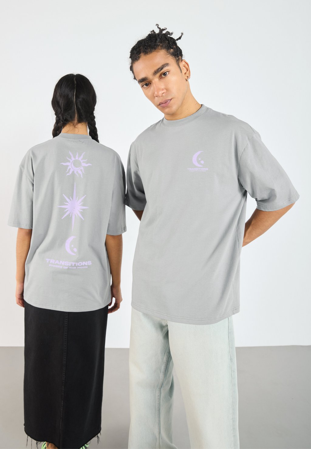 

Футболка с принтом UNISEX YOURTURN, серый