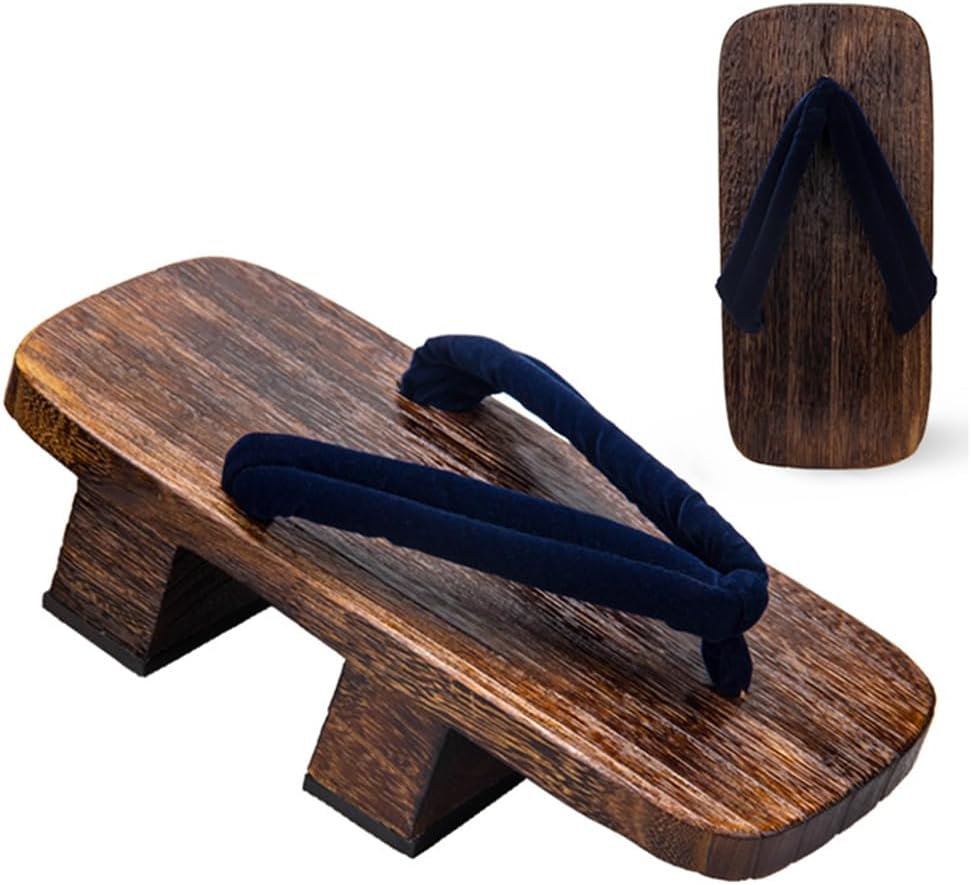 

Вьетнамки Деревянные Сабо с Двумя Зубцами, Мужские Сабо в Японском Стиле, Деревянные Сандалии, Модные Мужские и Женские Традиционные Японские Сабо под Кимоно, Обувь на Высоком Каблуке Yfdzkj, синий