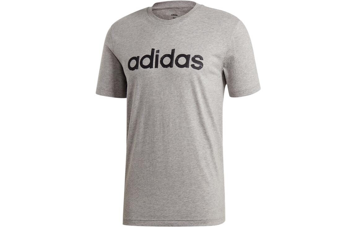 

Футболка мужская светло-серая Adidas, серый