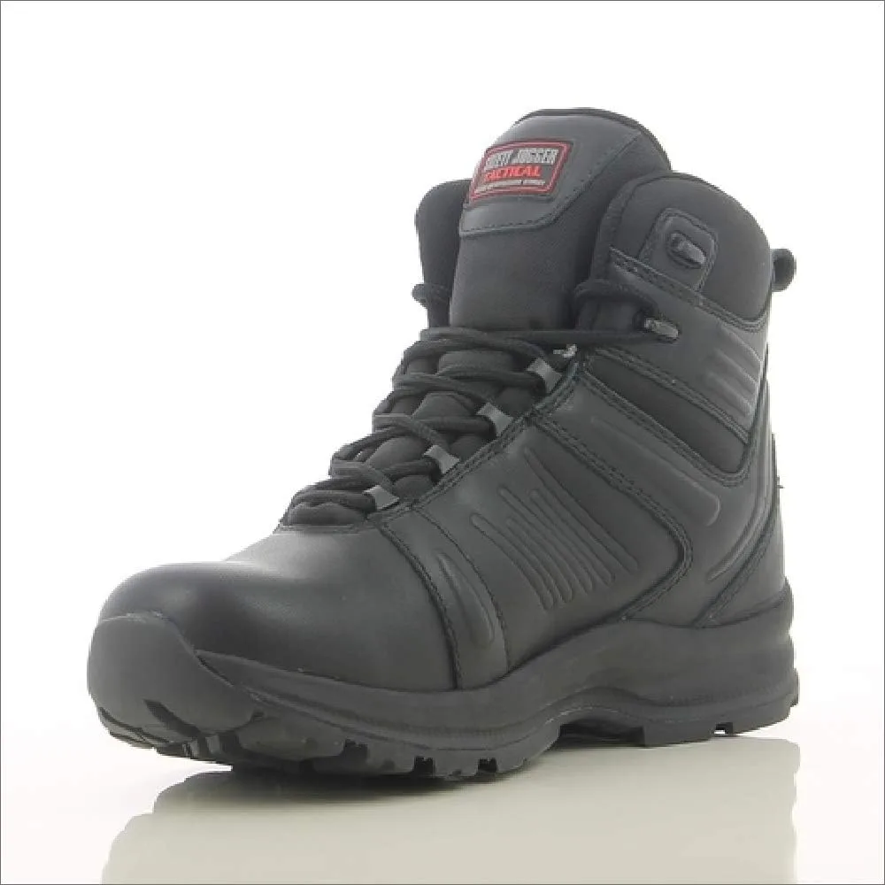 Тактические ботинки SAFETY JOGGER Tactical Armor O2 SRC WR F0 - это универсальные тактические ботинки средней высоты, черный