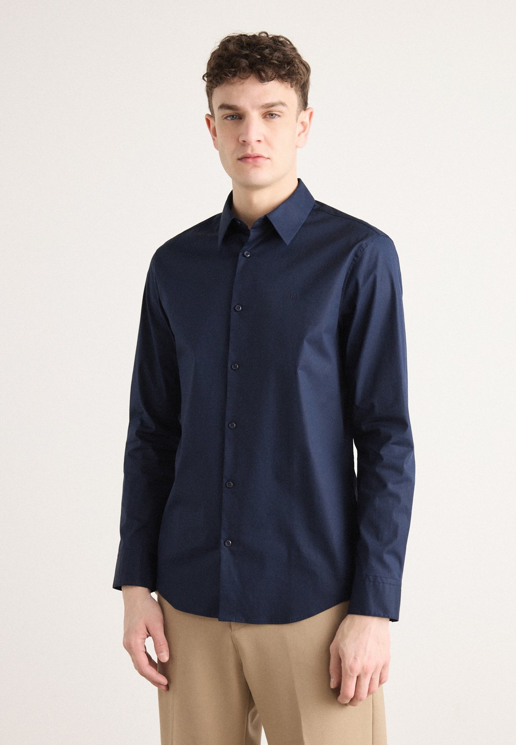 

Рубашка SOLID SLIM SHIRT - Formal shirt Calvin Klein, темно-синий