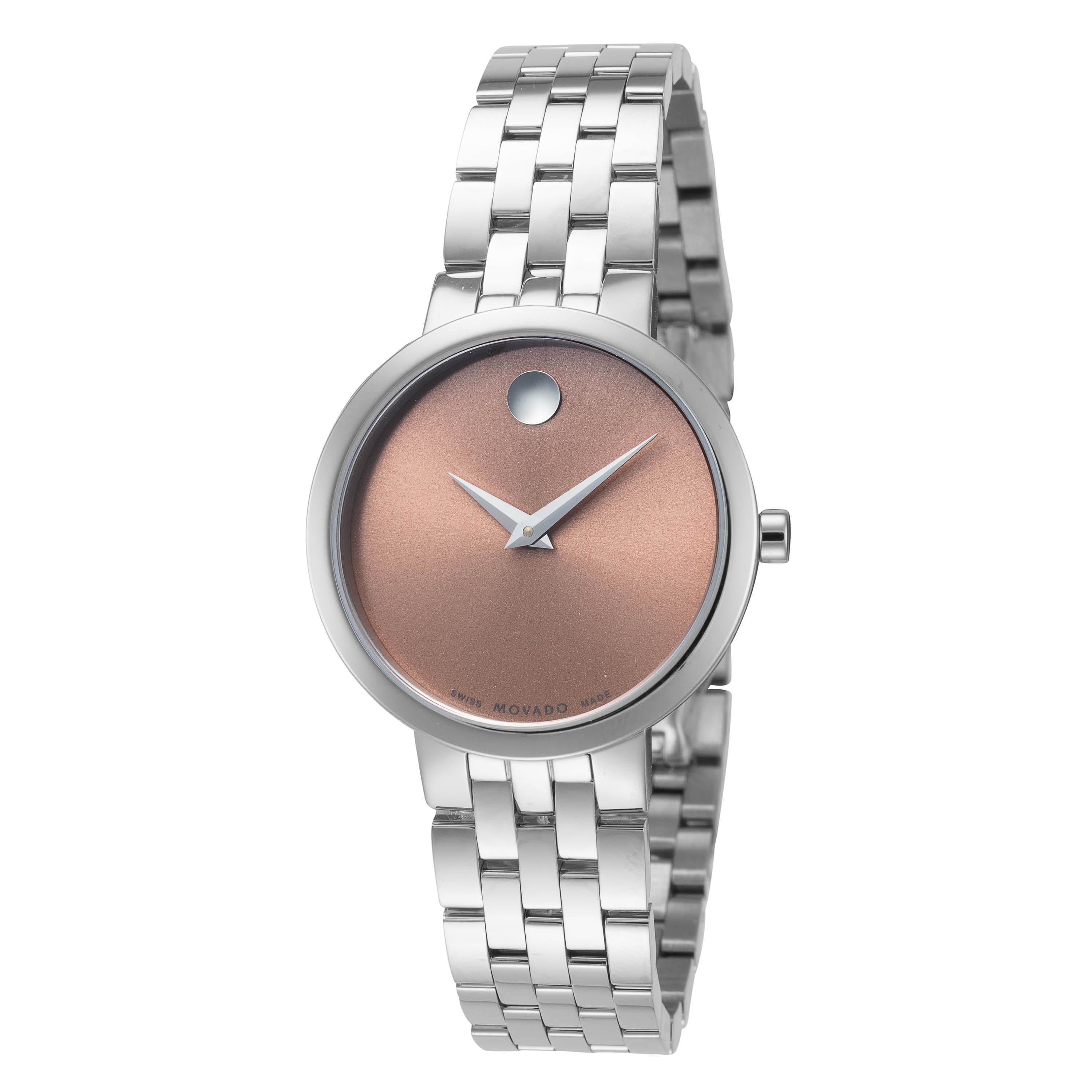 

Кварцевые часы Movado Women's Museum 29 мм Movado, серебряный