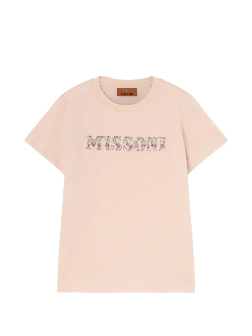 

Футболка с логотипом Missoni Kids, розовый