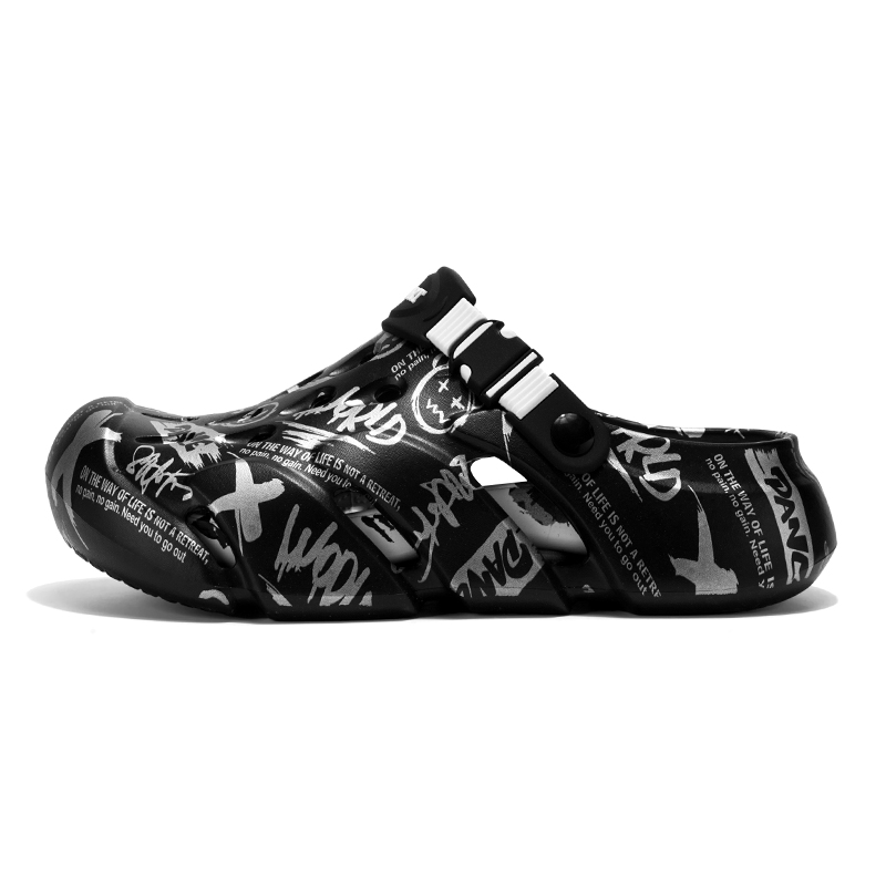 

CariteSport Клоги мужские черно-белые, цвет Black White