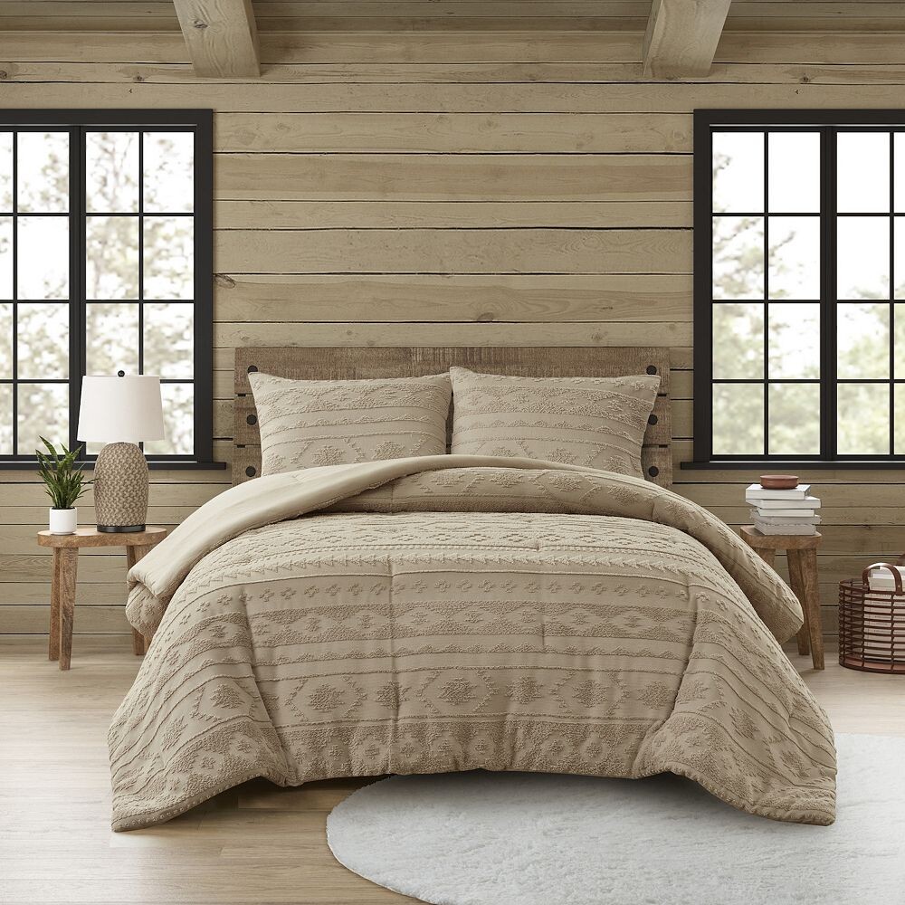 

Комплект одеял большого размера из синели Woolrich Breckenridge, цвет Tan
