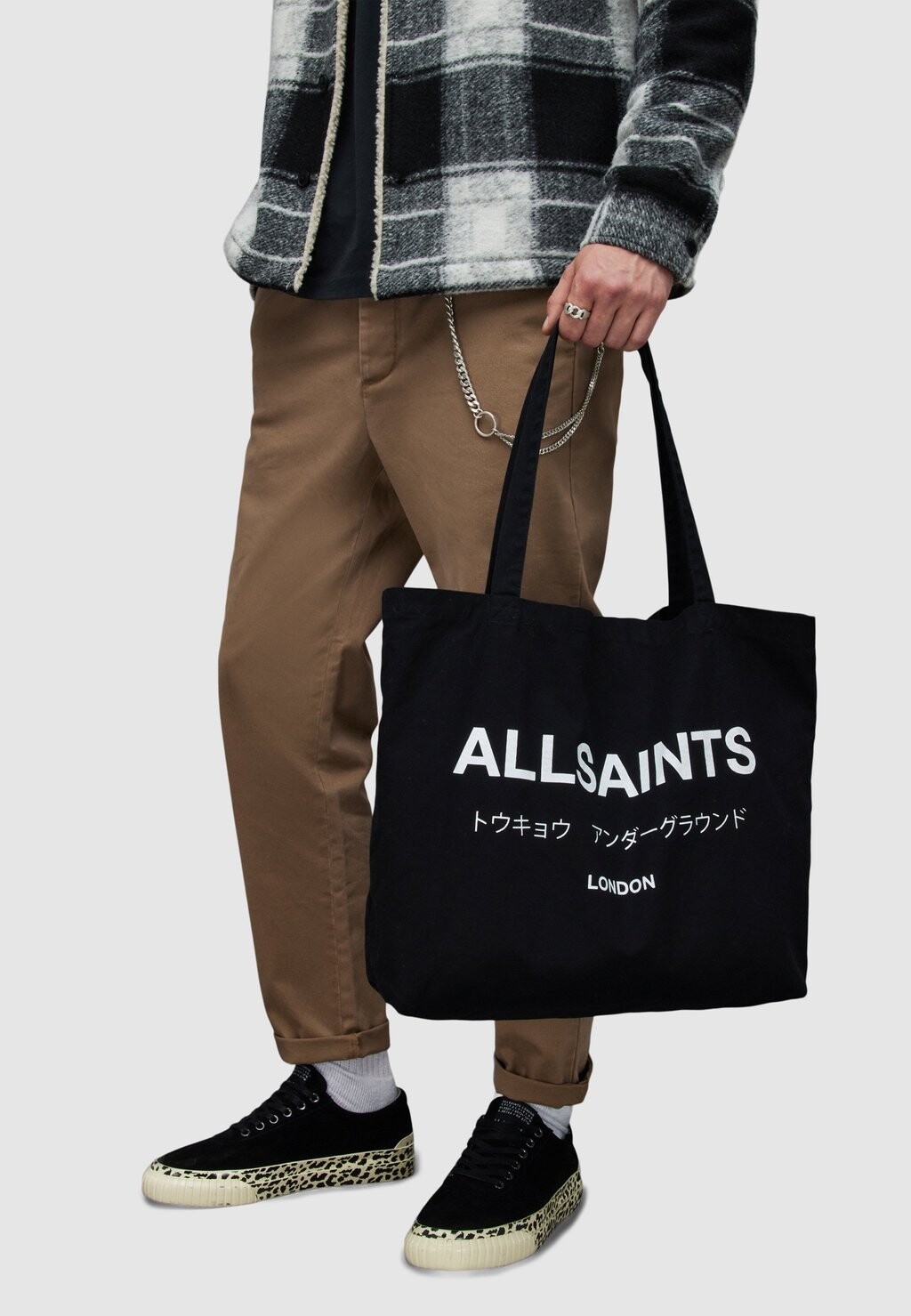 

Сумка UNDERGROUND AllSaints, цвет black chalk