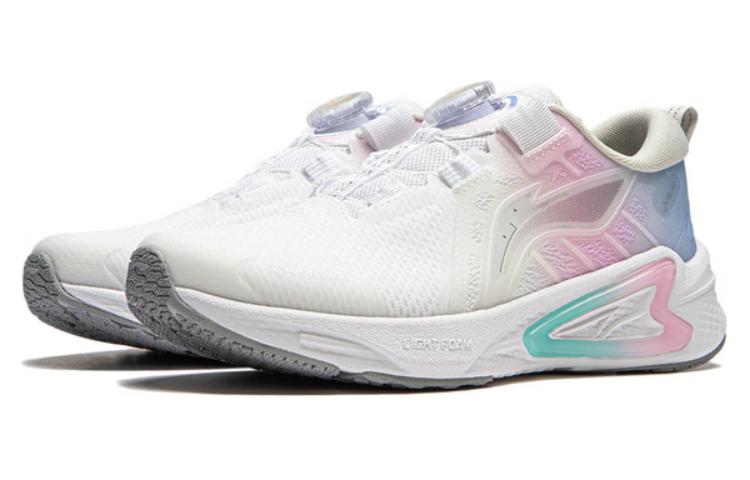 Кроссовки для бега Vermilion Bird 1.0 Low Top унисекс LINING YOUNG, белый/розовый — фото 3
