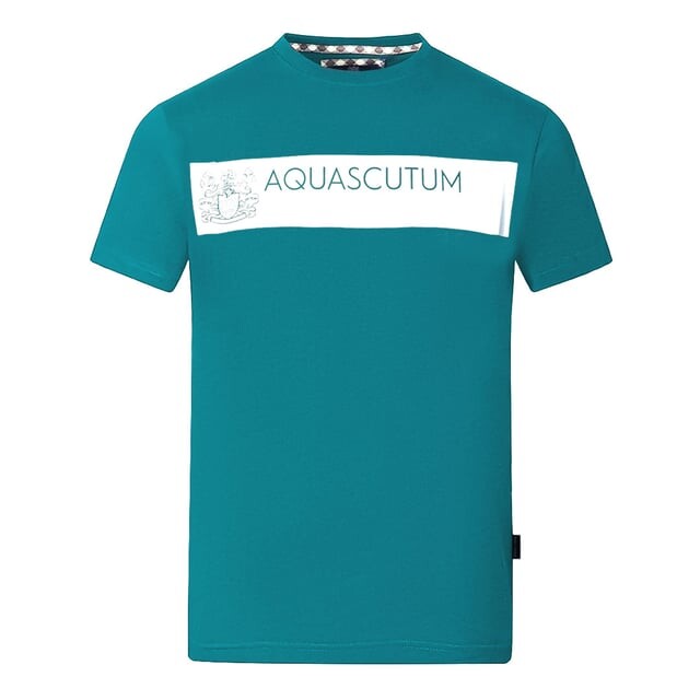 

Футболка с логотипом бренда Block Aquascutum, зеленый