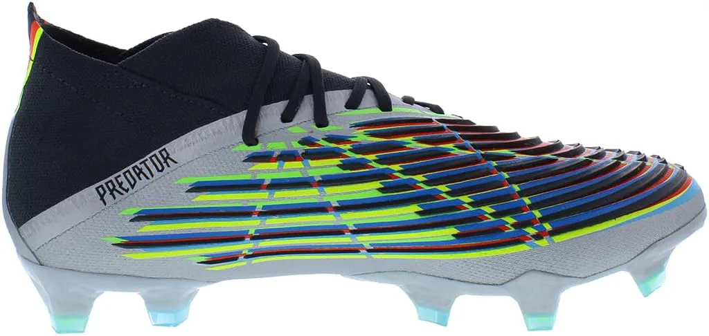 Футбольные бутсы Adidas Predator 18.4 FxG для мальчиков, металлик/черный/зеленый — фото 2