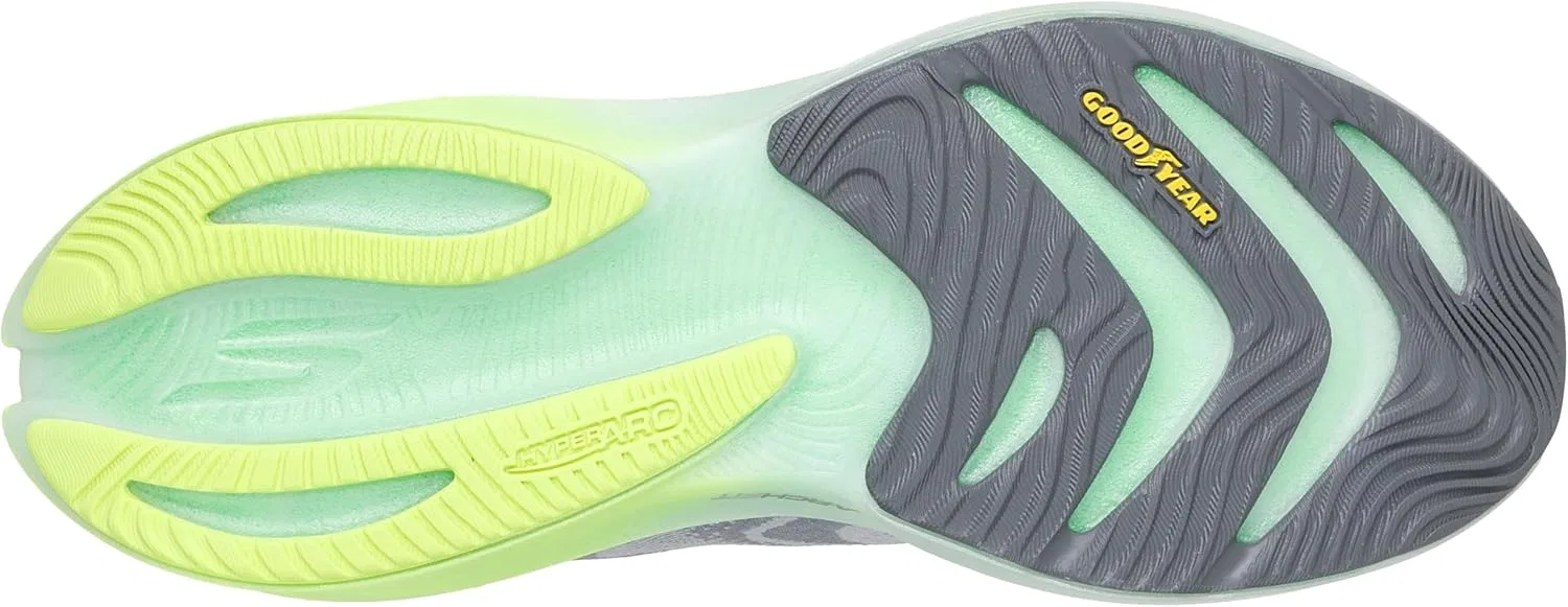 Мужские кроссовки Skechers Go Run Ride 12, Grey Lime — фото 3