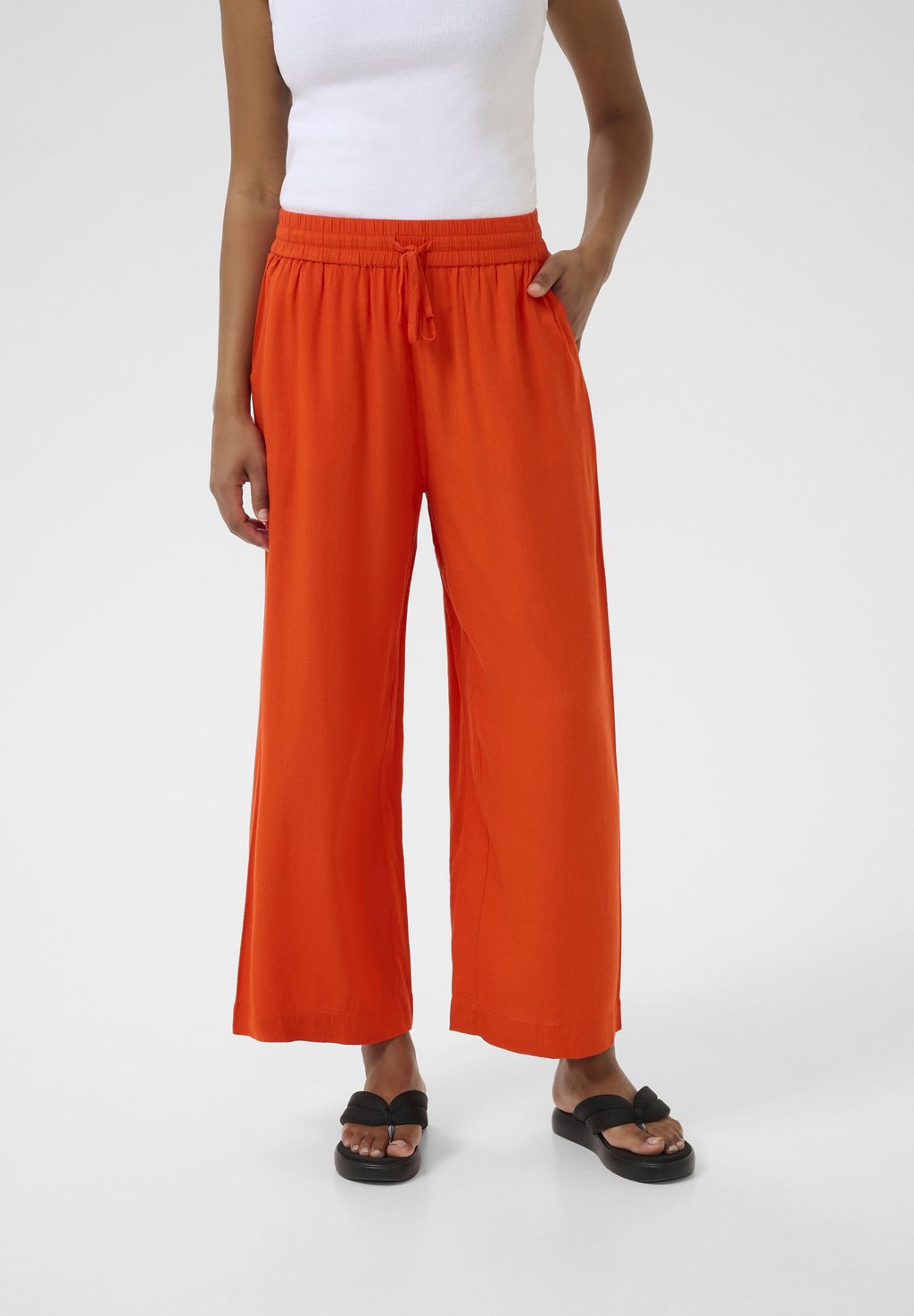 

Брюки KAMILIA CROPPED Kaffe, красный