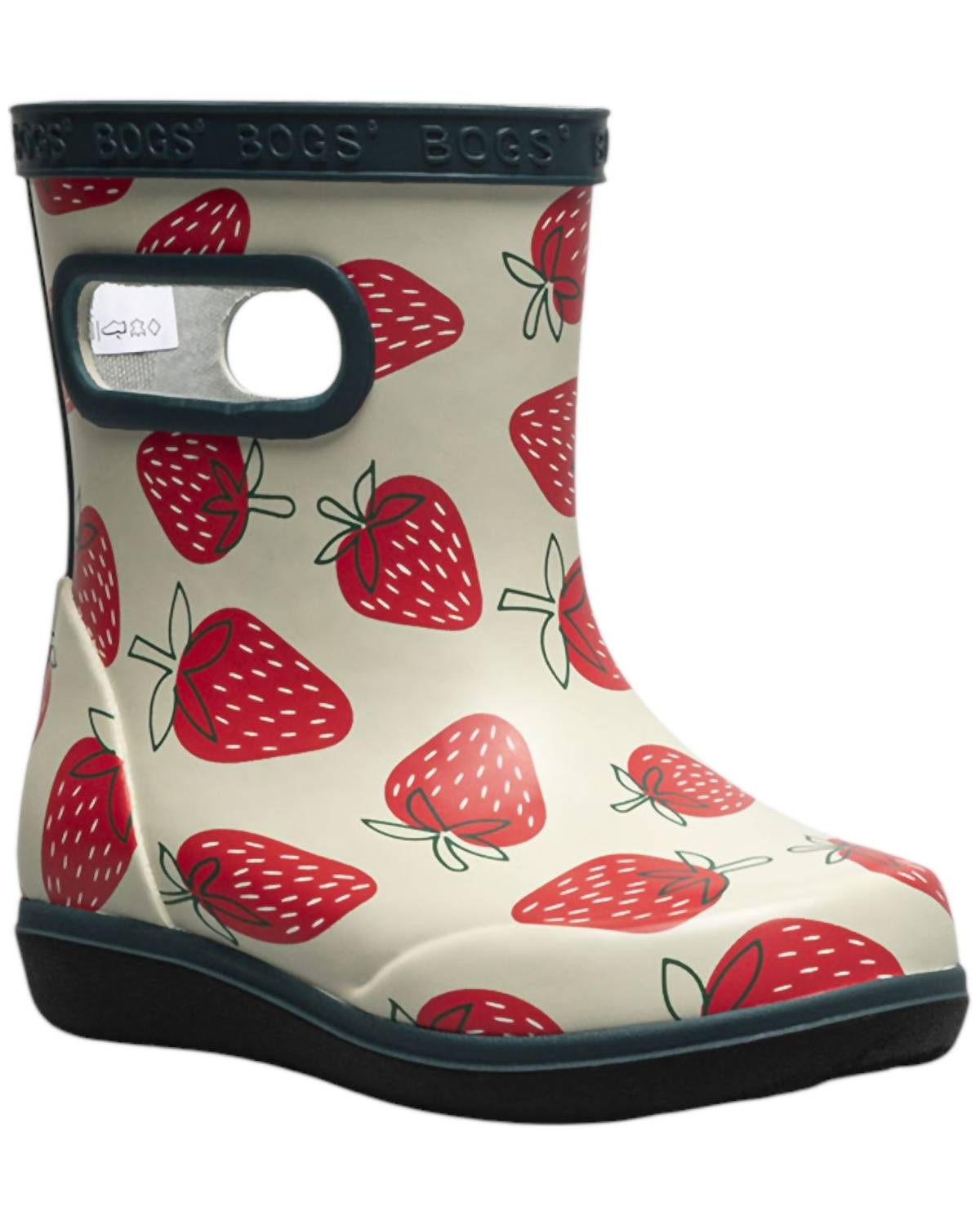 

Резиновые сапоги для девочек цвета «радуга в клубнике» Bogs, Strawberry