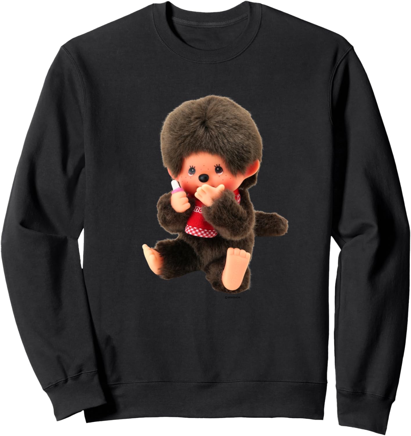 

Толстовка с графическим принтом Monchichi, черная Monchhichi, Черный, Толстовка с графическим принтом Monchichi, черная Monchhichi