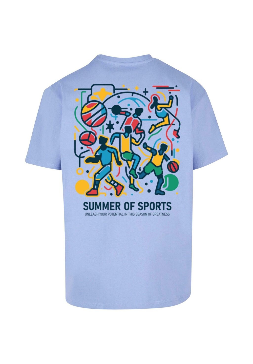 

Футболка с принтом SUMMER OF SPORTS Merchcode, синий