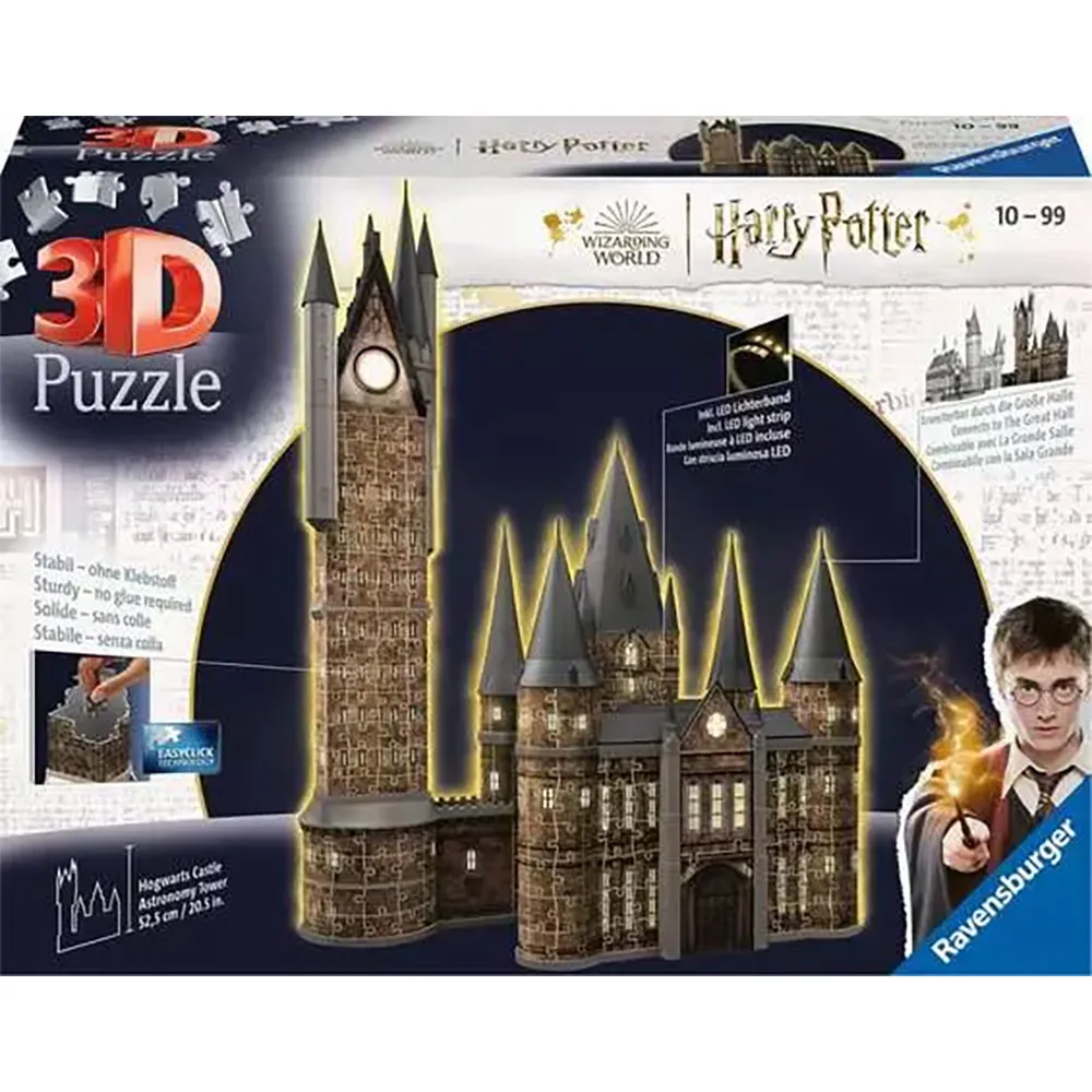 

3D-пазл Ravensburger «Замок Хогвартс Гарри Поттер», 626 деталей, золотой