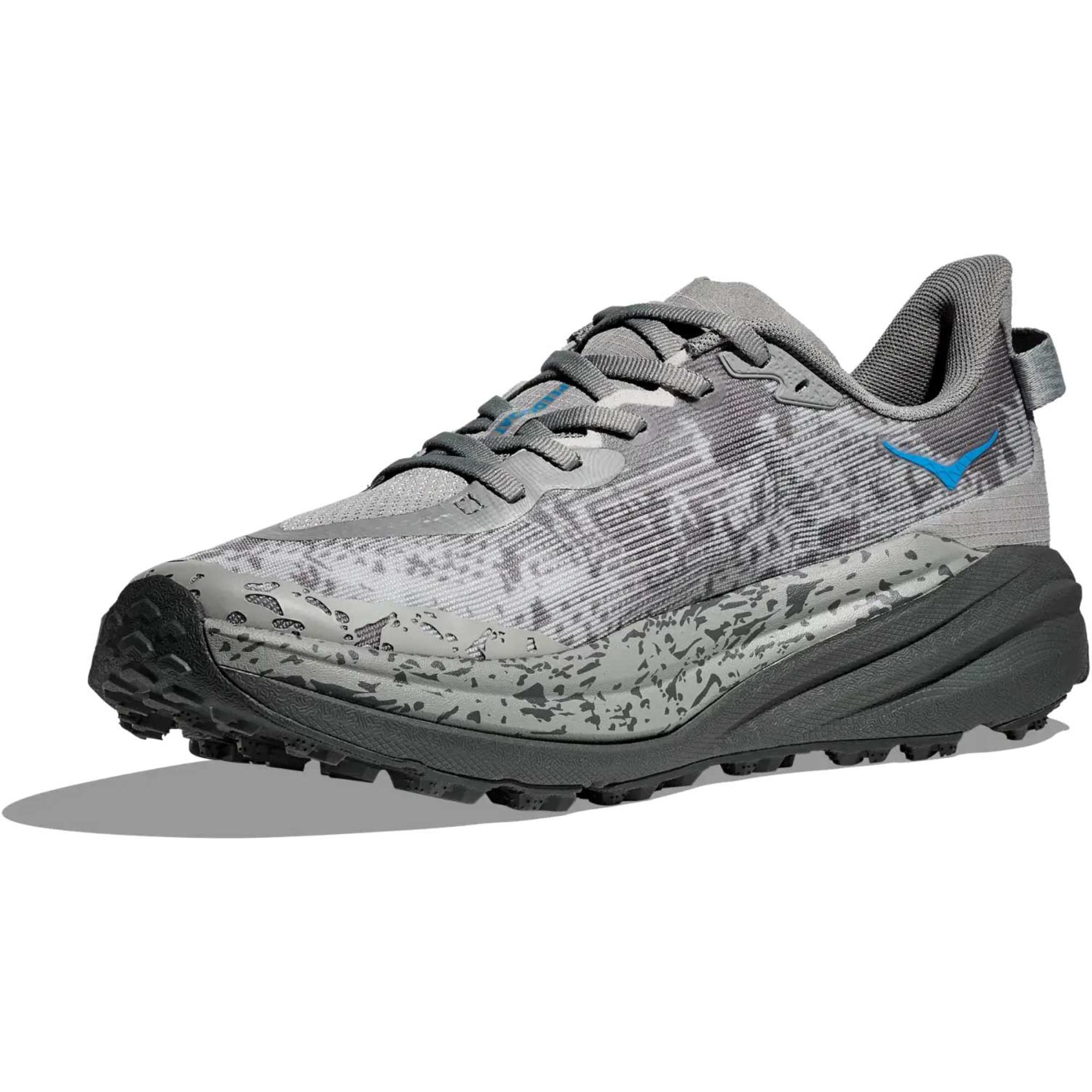 Мужские кроссовки для трейлраннинга Speedgoat 6 HOKA, Galactic Grey/Hoka Blue — фото 3
