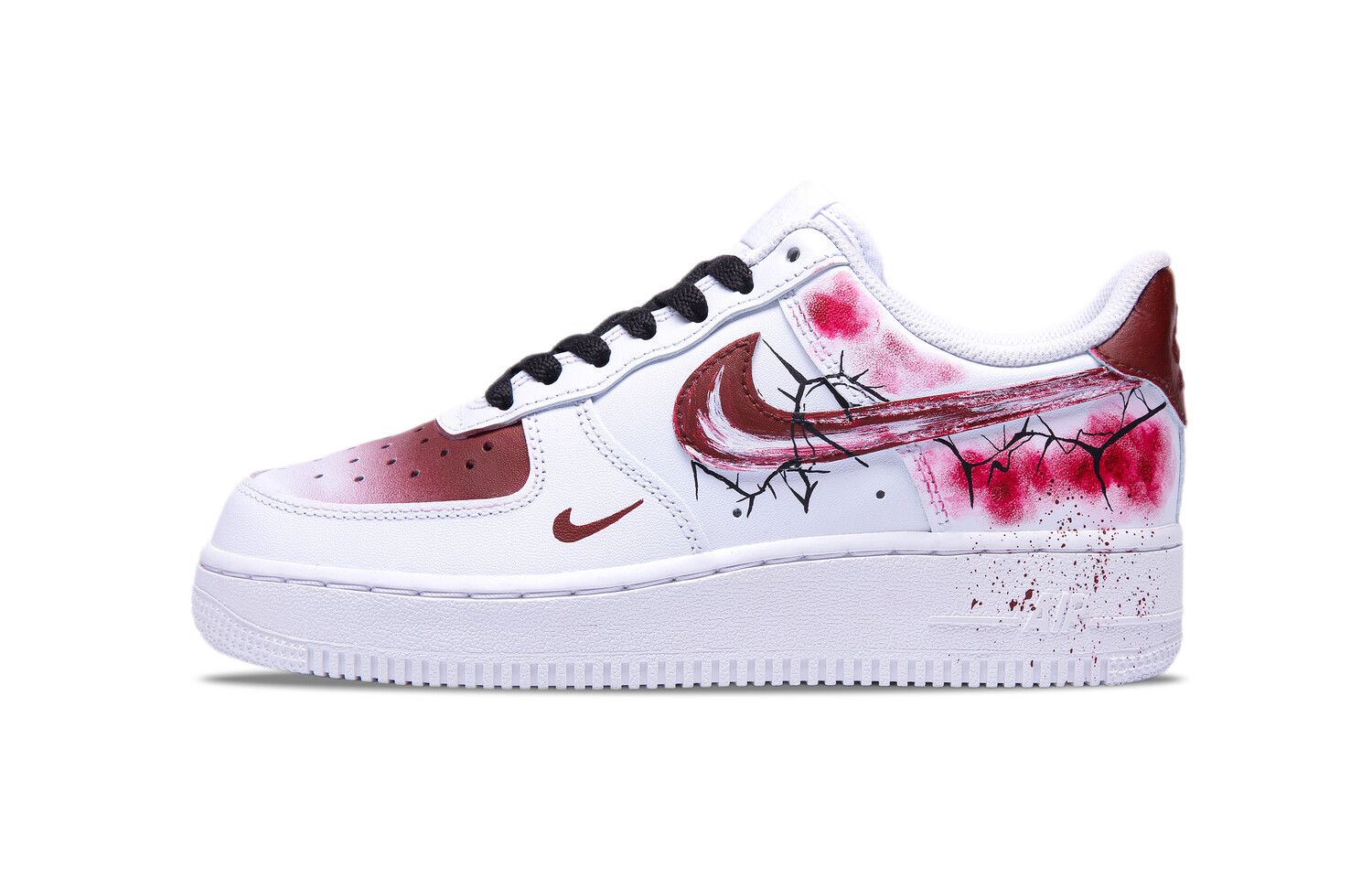 

Кроссовки для скейтбординга Air Force 1 женские, низкие, белый Nike