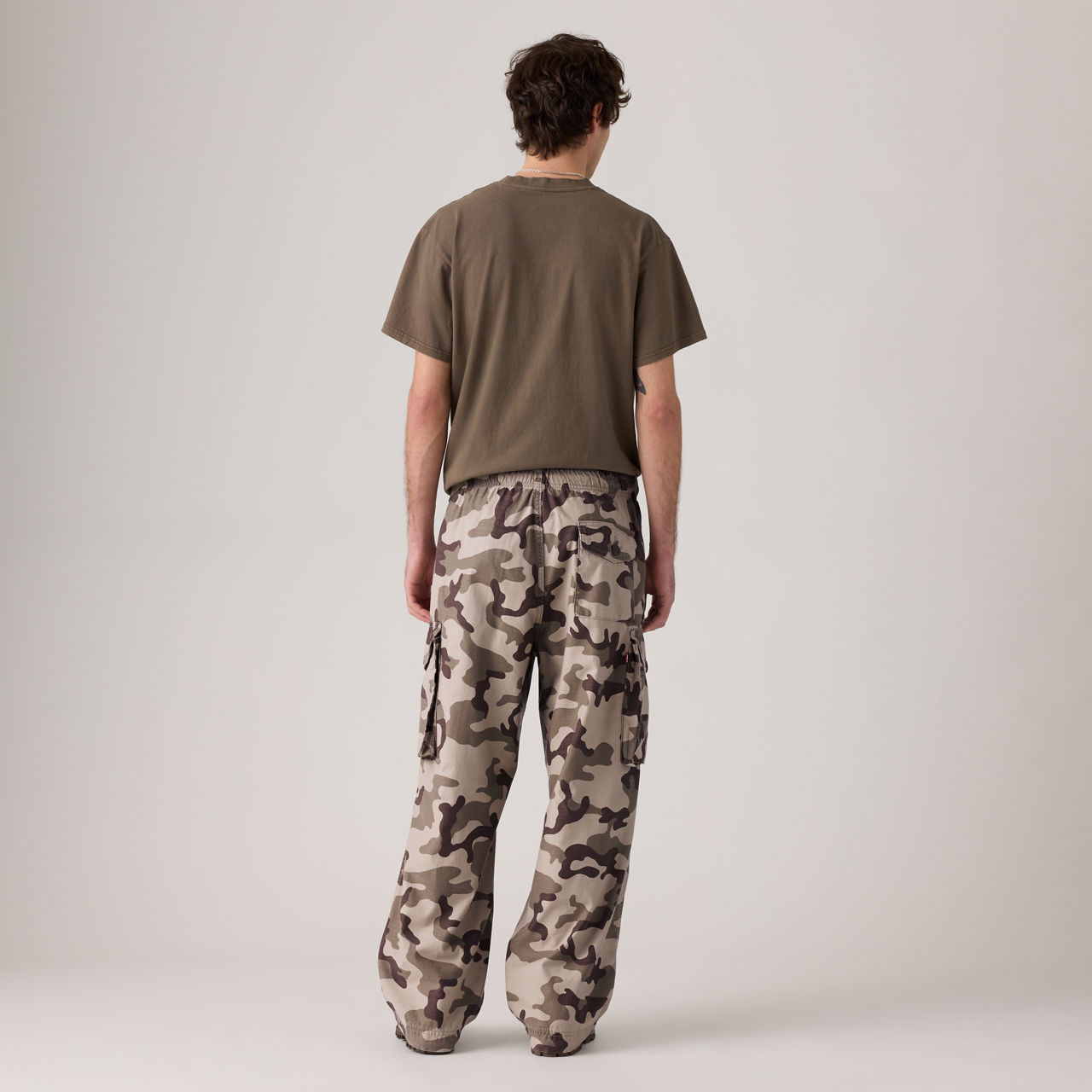Мужские брюки-карго Baggy Field Levi's, Bader Camo - Brown — фото 4