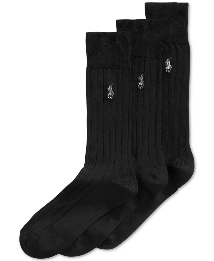 

Мужские носки-тройки Polo Ralph Lauren, черный