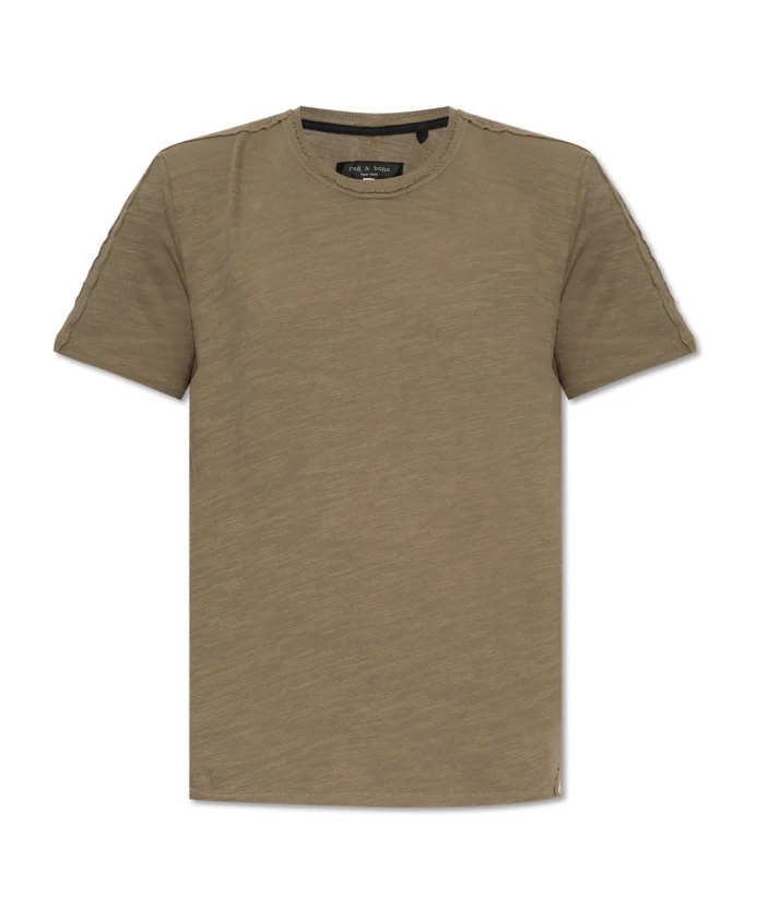 

Футболка пламя Rag & Bone, коричневый