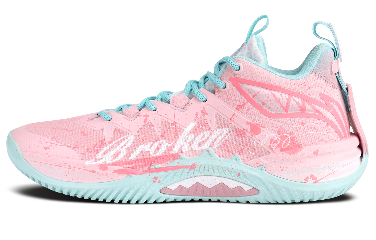 

LINING Кроссовки баскетбольные низкие мужские storm 10 устойчивые к истиранию с полным покрытием pink