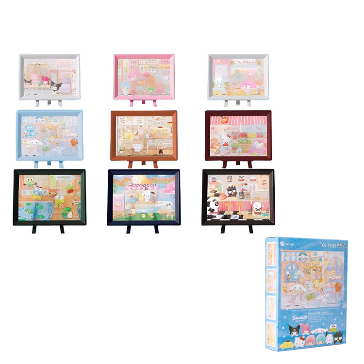 

3D JP Sanrio Characters Shop Street Collection пластиковый пазл мистери бокс одиночный мистери бокс/полный бокс 8 шт 3D-JP
