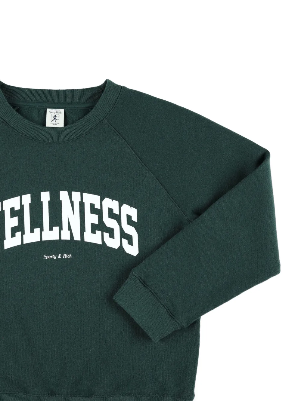 Толстовка Wellness с графичным принтом Sporty & Rich Kids, зеленый — фото 3