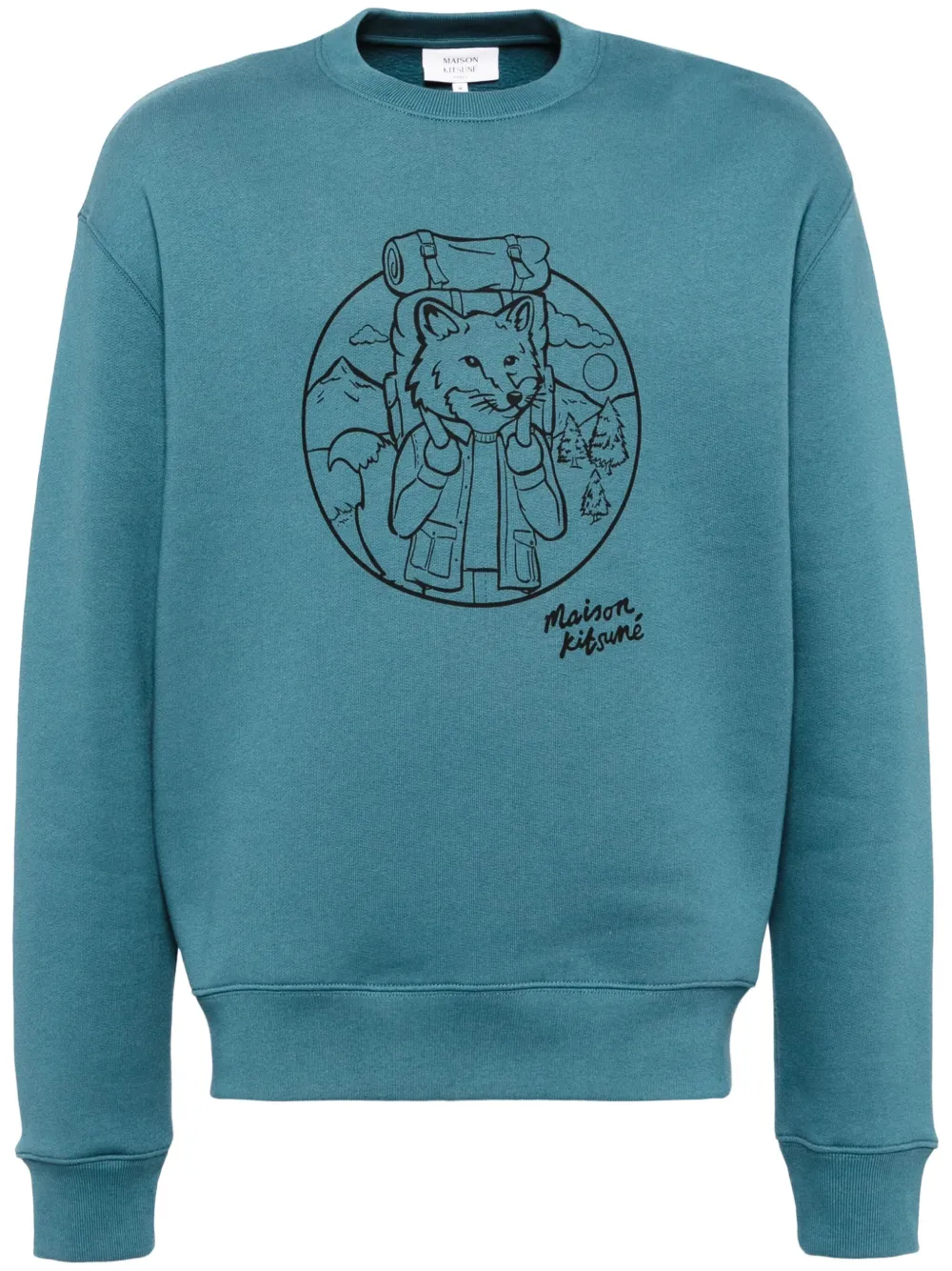 

Толстовка Rambling Fox Maison Kitsuné, синий