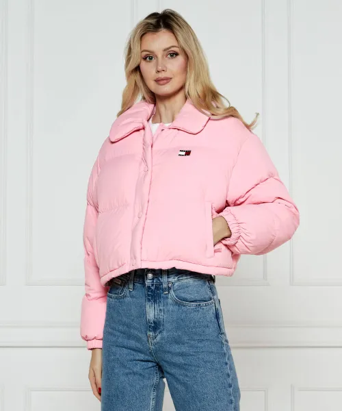 

Пуховик Regular fit Tommy Jeans, розовый