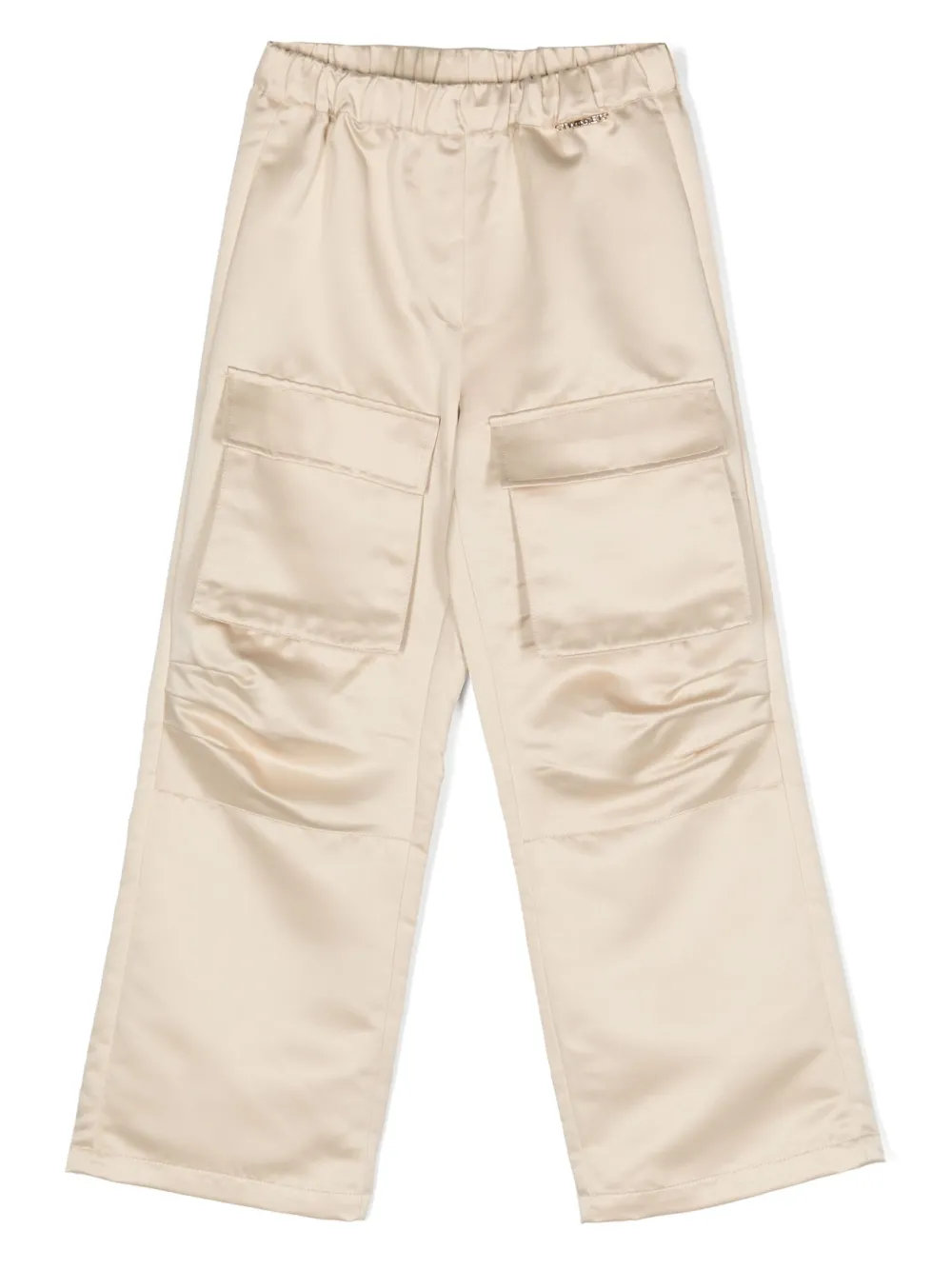 

Прямые брюки карго TWINSET Kids, нейтральный