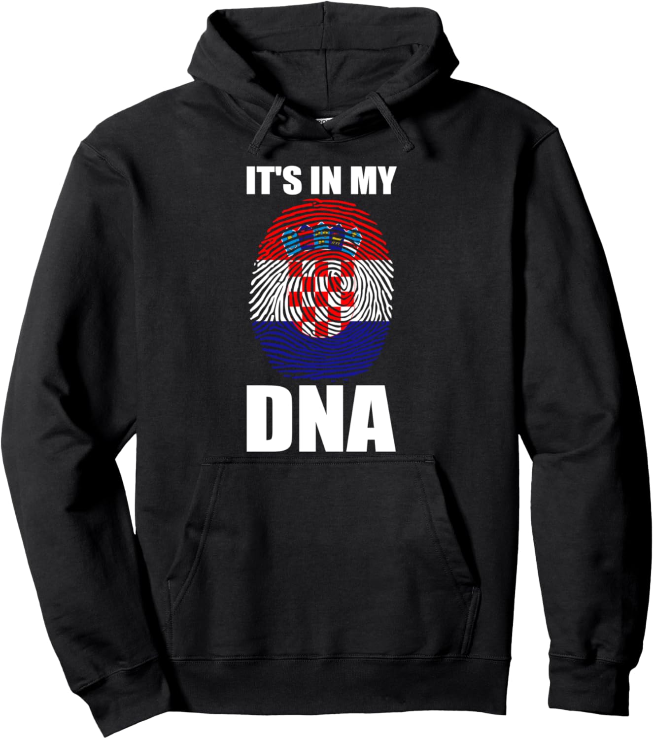 

Это у меня в ДНК. Худи с надписью «Хорватия» Croatia & Croatian Flag Gifts, черный