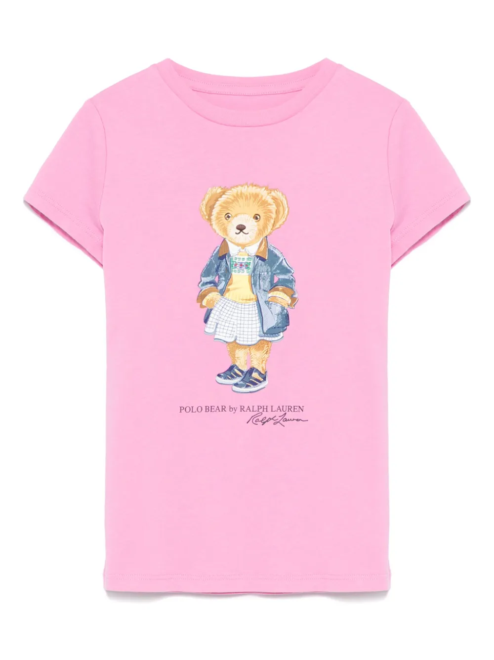 

Футболка Polo Bear POLO RALPH LAUREN KIDS, розовый