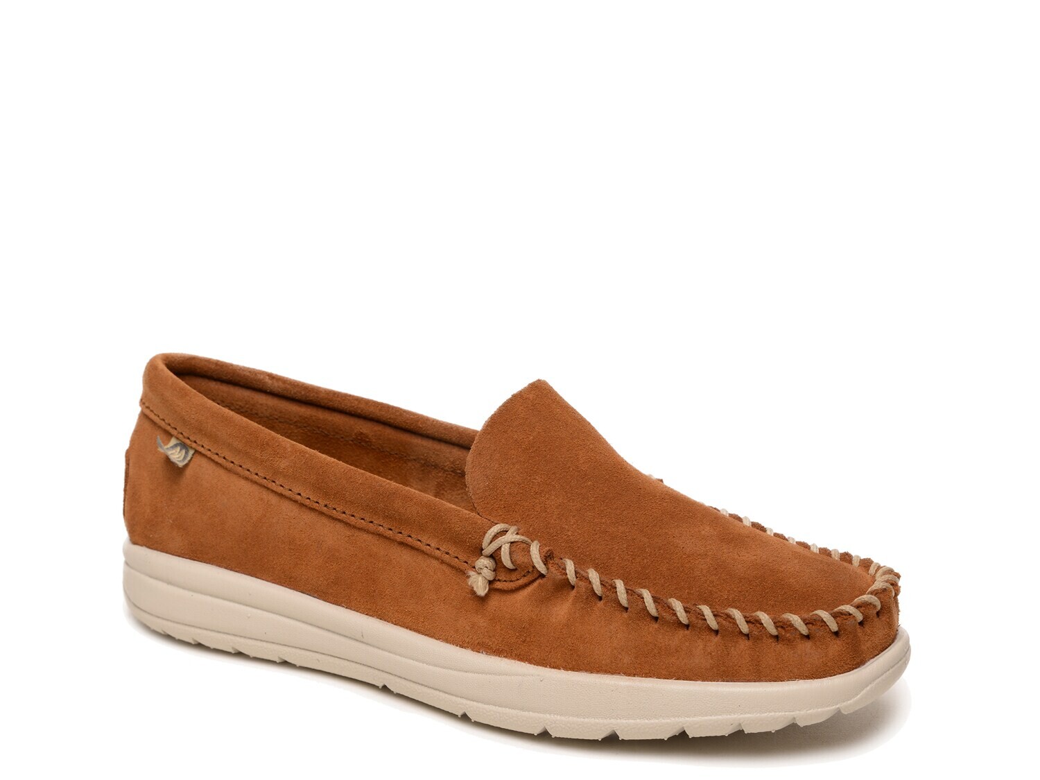 

Слипоны Minnetonka Classic из водостойкой замши, коричневый